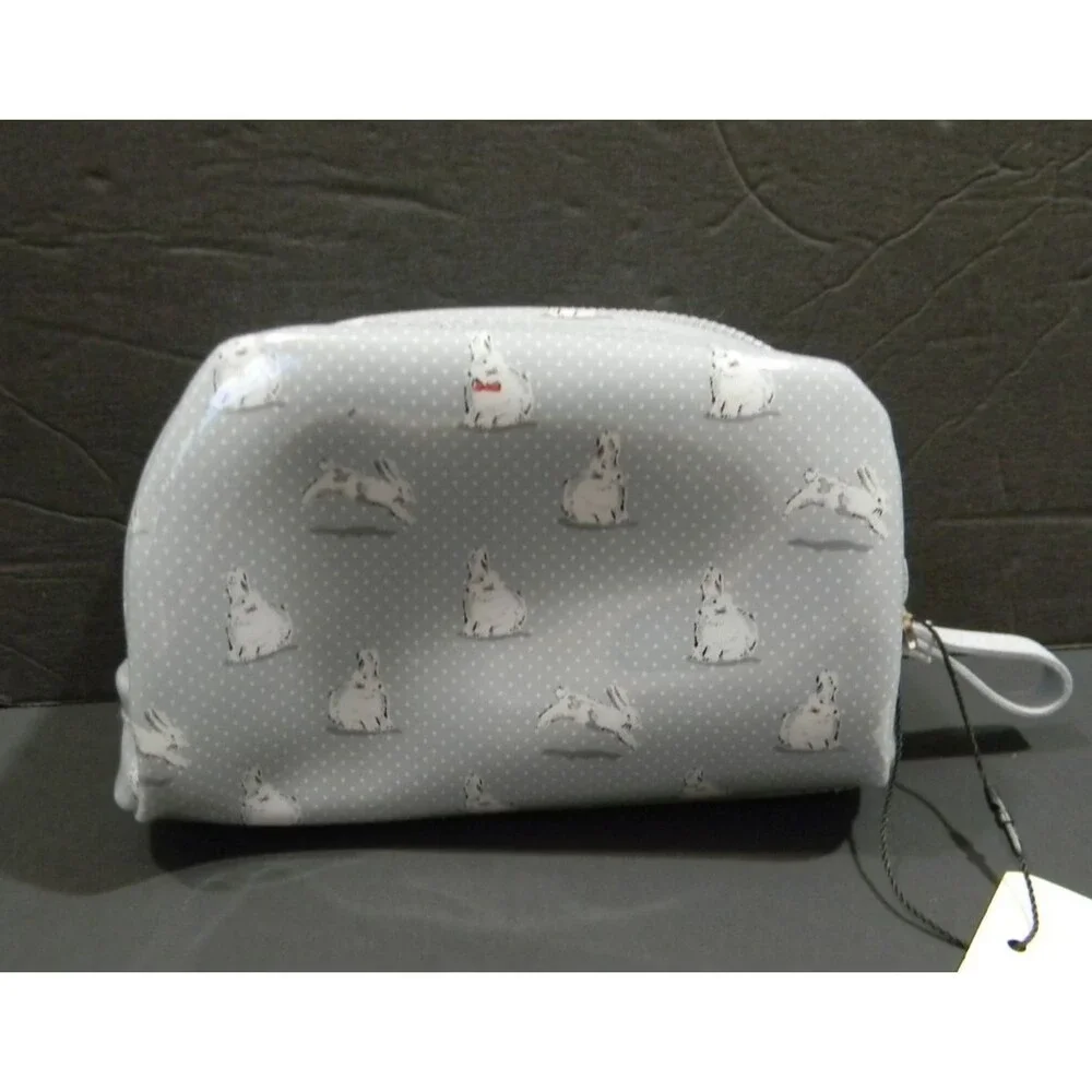 Vera Bradley Mini Dome Cosmetic Merry Hare Ditsy NWT